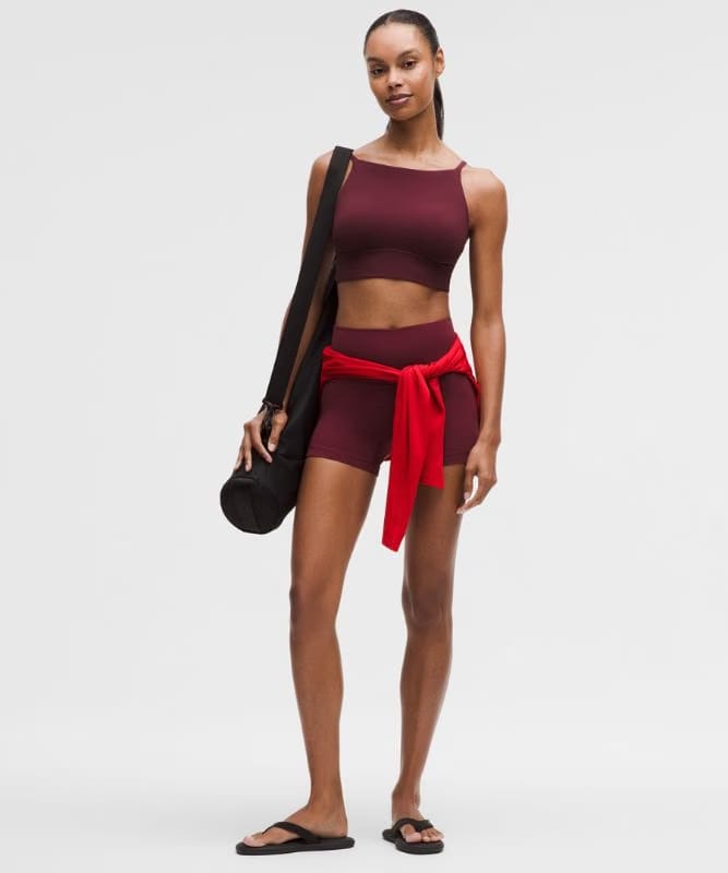 lululemon Focuser High-Neck Bra *Light Support, A/B Cup - Black