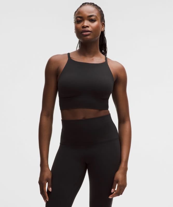lululemon Focuser High-Neck Bra *Light Support, C/D Cup - Black