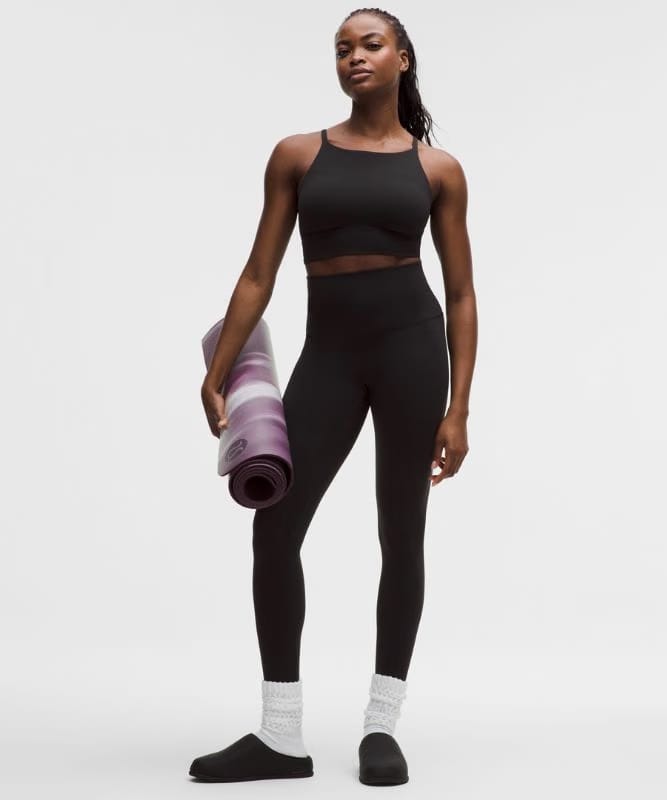 lululemon Focuser High-Neck Bra *Light Support, C/D Cup - Black