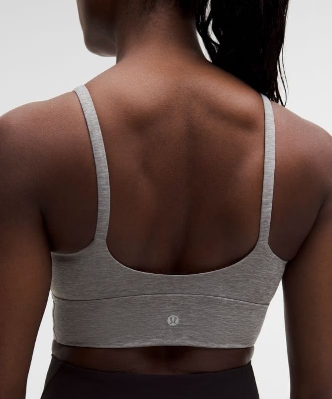 lululemon Focuser High-Neck Bra *Light Support, C/D Cup - Heathered Core Medium Grey