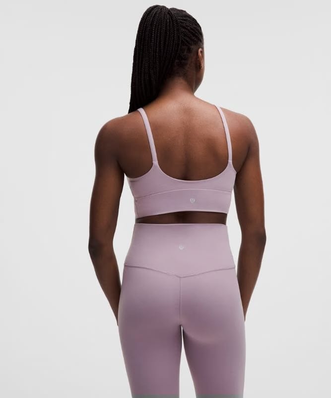 lululemon Focuser High-Neck Bra *Light Support, C/D Cup - Lotus Lavender