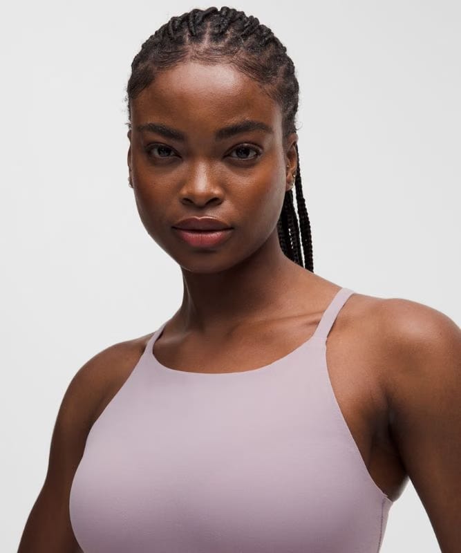 lululemon Focuser High-Neck Bra *Light Support, C/D Cup - Lotus Lavender