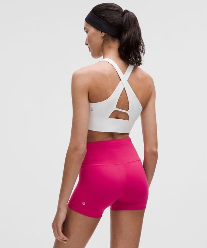 lululemon LightLift Sports Bra *Medium Support, B/C Cup - White