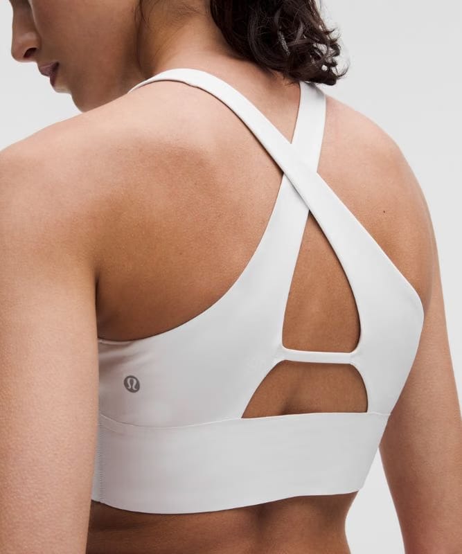 lululemon LightLift Sports Bra *Medium Support, B/C Cup - White