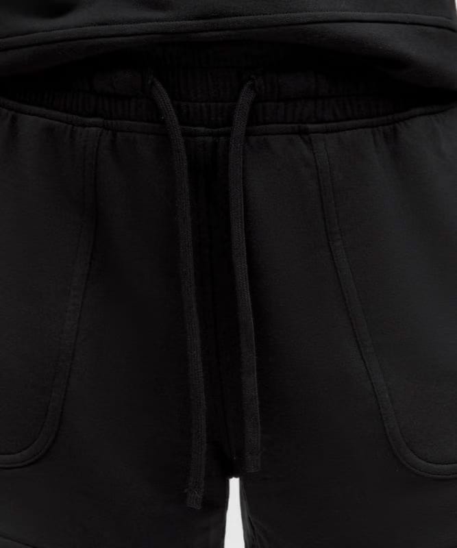 lululemon BeCalm Mid-Rise Short 3" *Updated Fabric - Black