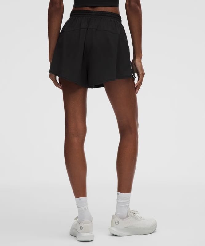 lululemon Court Rival High-Rise Short 3" - Black/White