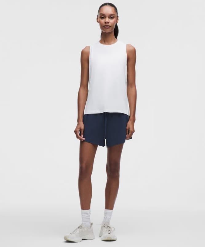 lululemon Court Rival High-Rise Short 3" - Club Blue/White
