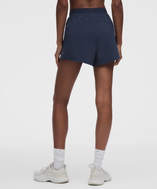 lululemon Court Rival High-Rise Short 3" - Club Blue/White