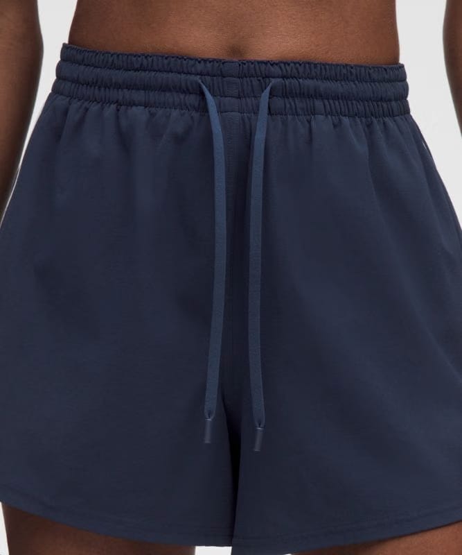lululemon Court Rival High-Rise Short 3" - Club Blue/White