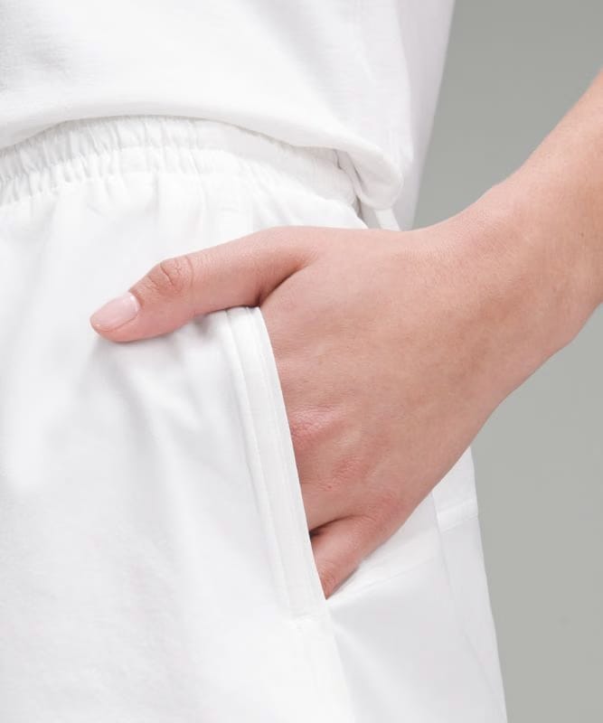 lululemon Court Rival High-Rise Short 3" - White/White