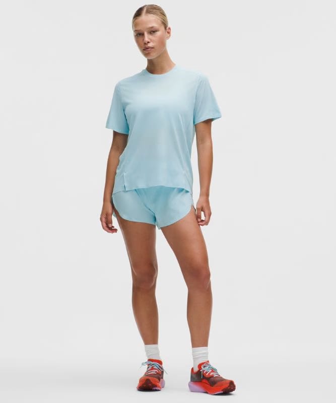 lululemon Fast and Free High-Rise Classic-Fit Split Short 3" - Foam Cloud