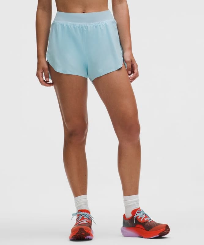 lululemon Fast and Free High-Rise Classic-Fit Split Short 3" - Foam Cloud