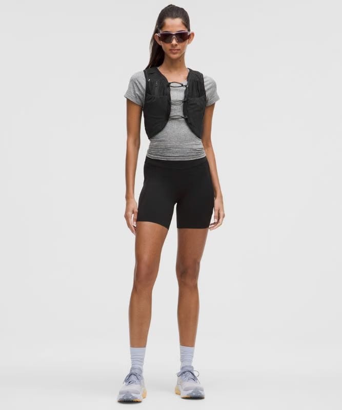 lululemon Fast and Free High-Rise Short 6" *5 Pocket - Black