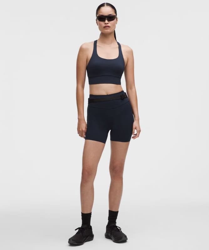 lululemon Fast and Free High-Rise Short 6" *5 Pocket - True Navy