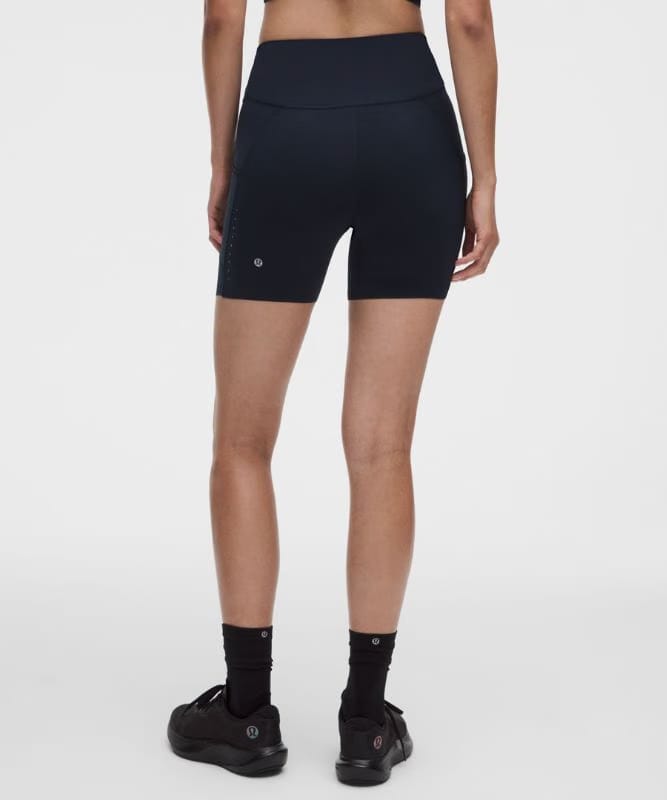 lululemon Fast and Free High-Rise Short 6" *5 Pocket - True Navy