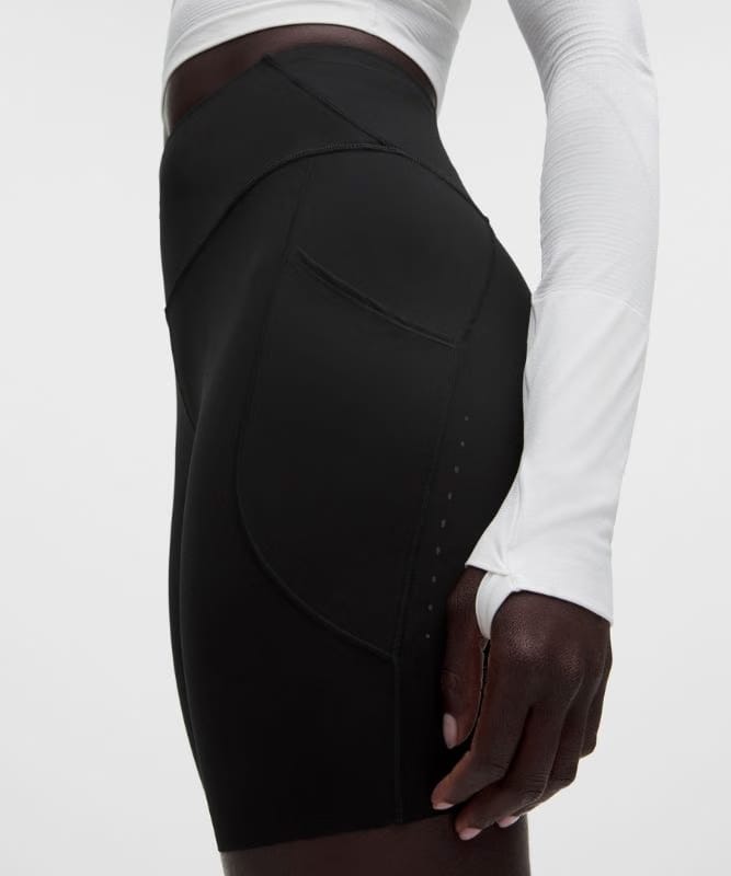 lululemon Fast and Free High-Rise Short 8" *5 Pocket - Black
