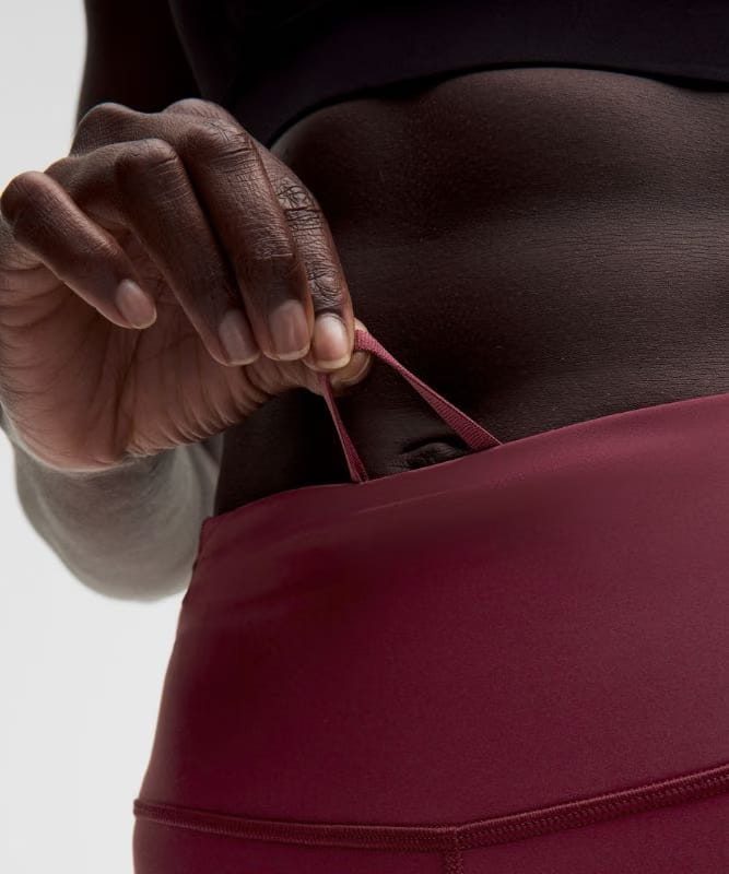 lululemon Fast and Free High-Rise Short 8" *5 Pocket - Burgundy Bay