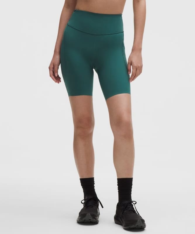 lululemon Fast and Free High-Rise Short 8" *5 Pocket - Deep Marina