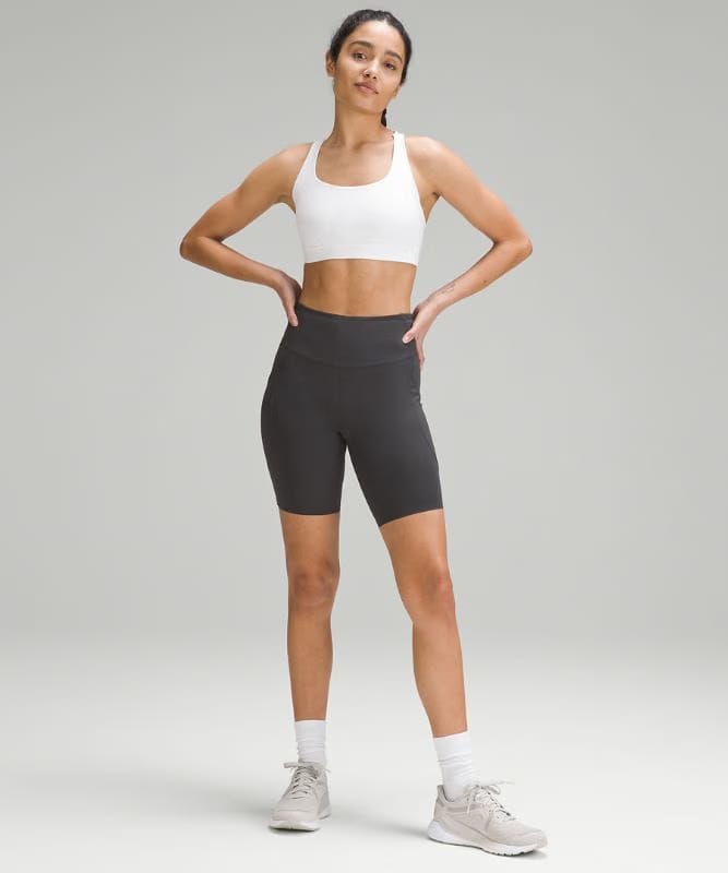 lululemon Fast and Free High-Rise Short 8" *5 Pocket - Graphite Grey
