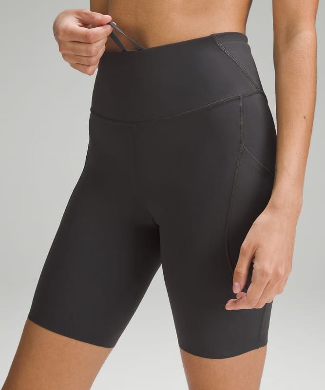 lululemon Fast and Free High-Rise Short 8" *5 Pocket - Graphite Grey