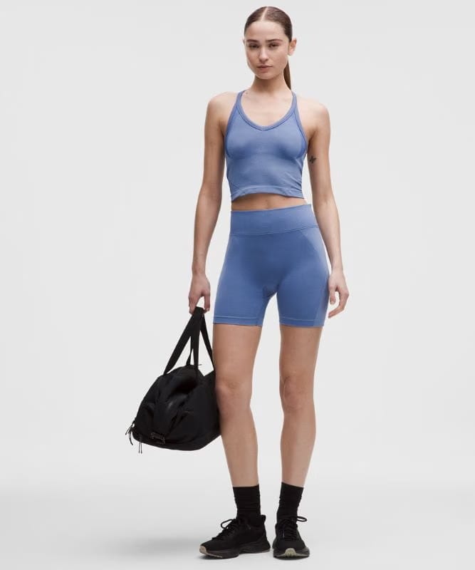 lululemon Get Low High-Rise Training Short 5" - Prep Blue/Brilliant Blue