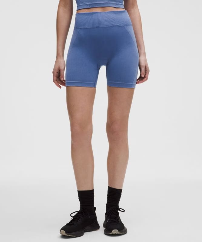 lululemon Get Low High-Rise Training Short 5" - Prep Blue/Brilliant Blue