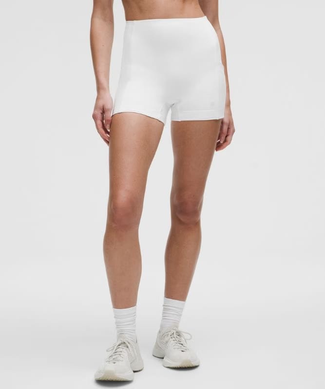 lululemon High-Rise Tennis Layering Short 3.5" - White