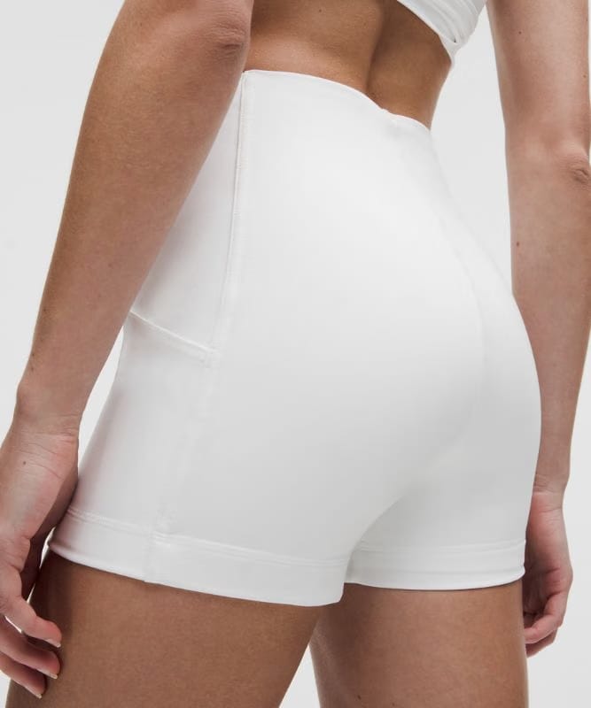 lululemon High-Rise Tennis Layering Short 3.5" - White