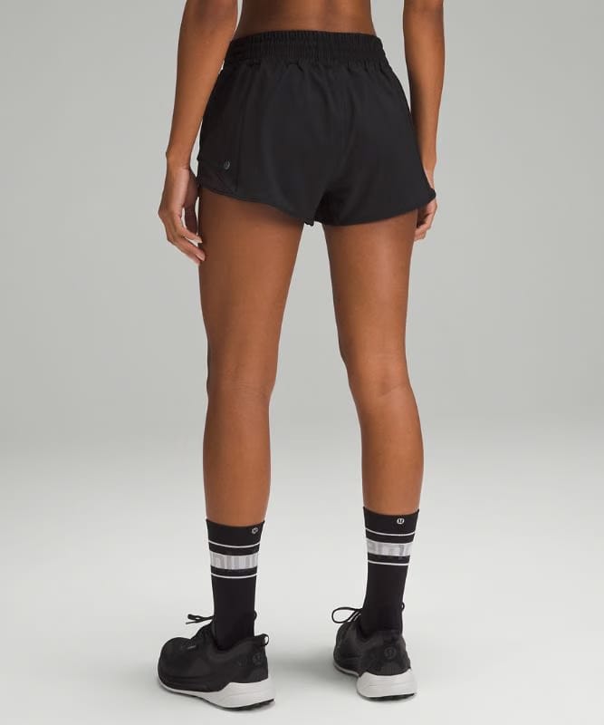 lululemon Hotty Hot High-Rise Lined Short 2.5" - Black
