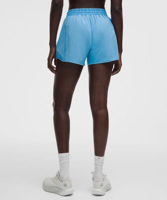 lululemon Hotty Hot High-Rise Lined Short 4" - Dilute Wash Ocean Wave