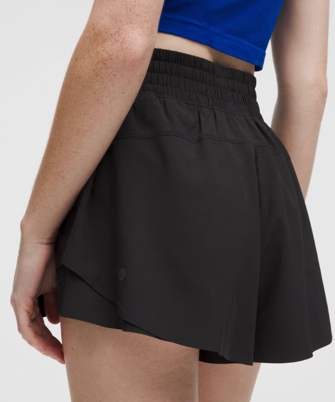 lululemon Shake It Out High-Rise Running Short 2.5" - Black