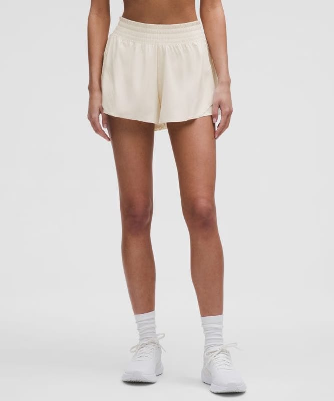 lululemon Shake It Out High-Rise Running Short 2.5" - Light Ivory