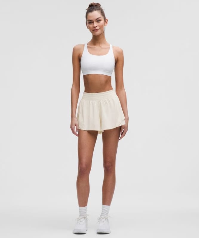 lululemon Shake It Out High-Rise Running Short 2.5" - Light Ivory