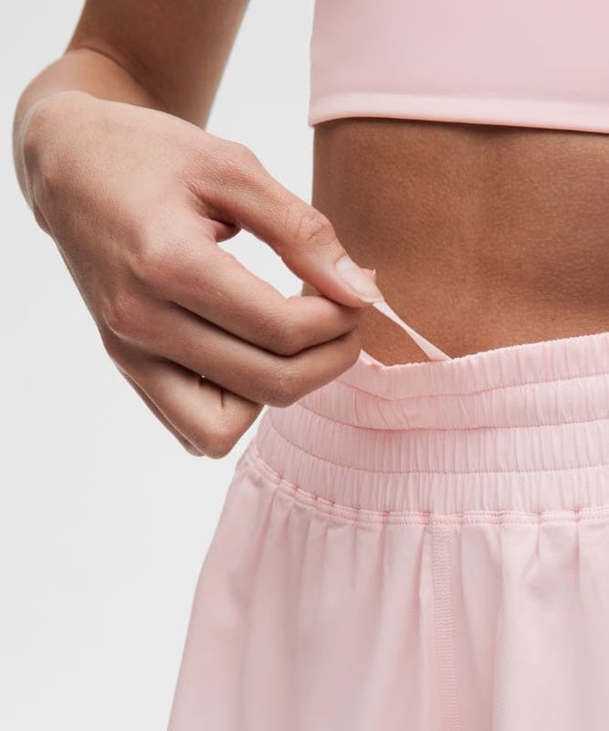 lululemon Shake It Out High-Rise Running Short 2.5" - Pink Pearl