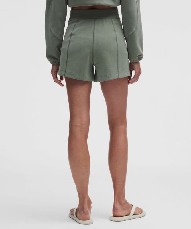 lululemon Softstreme High-Rise Short 4" - Willow Leaf