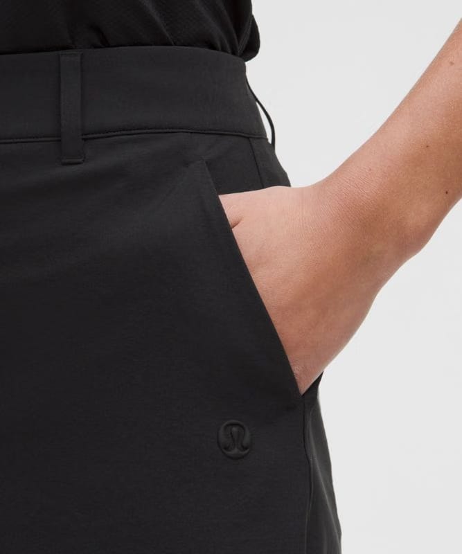 lululemon Stretch Twill Golf Short 5" - Black