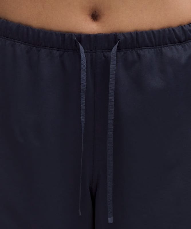 lululemon Striped Baggy Low-Rise Track Short 9.5" - Burgundy Bay/Light Ivory/Oxford Red