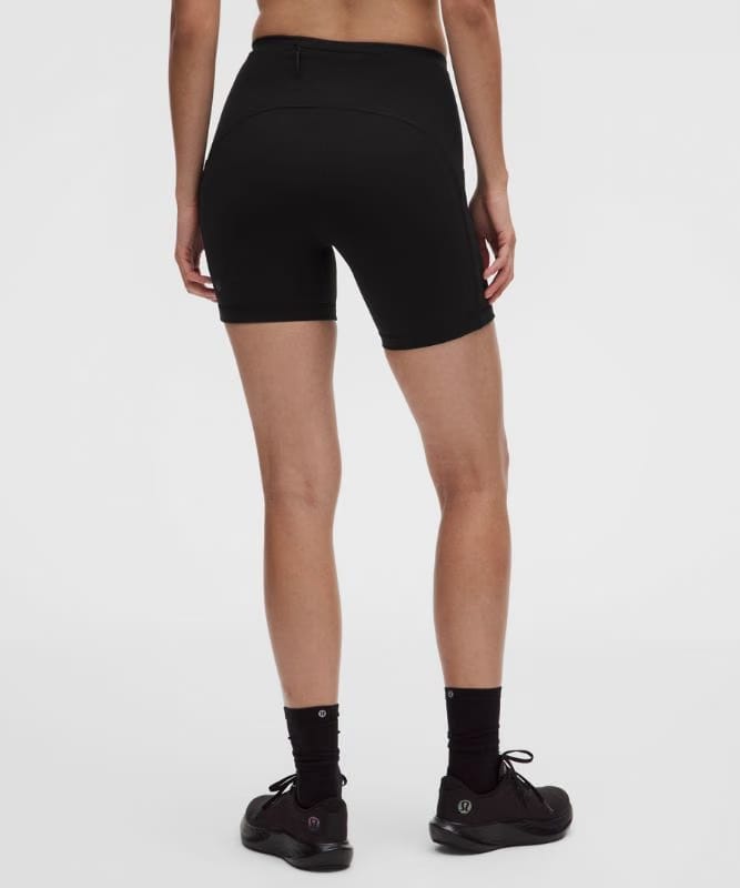 lululemon Swift Speed High-Rise Short 6" - Black