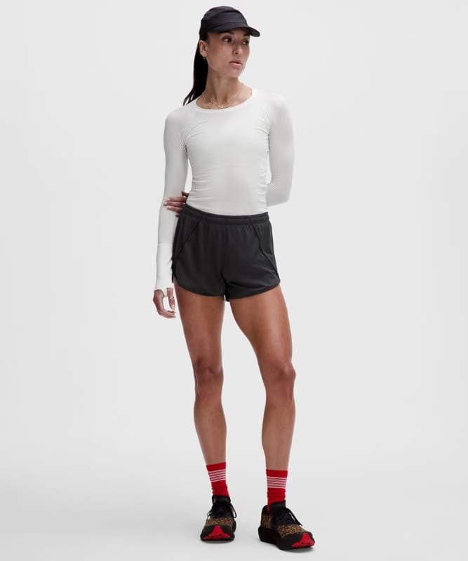lululemon Swiftly Mid-Rise Short 3" - Black/Black