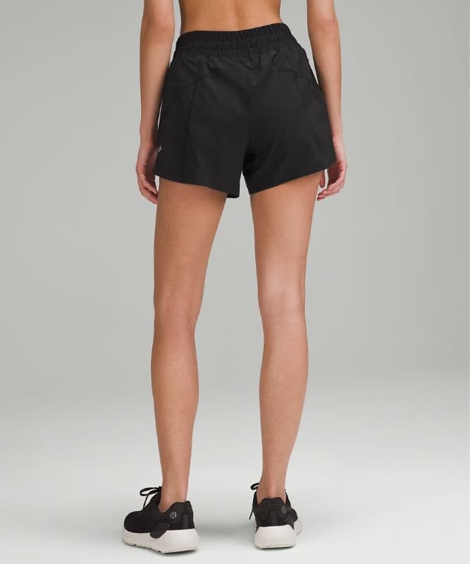 lululemon Track That Mid-Rise Lined Short 5" - Black