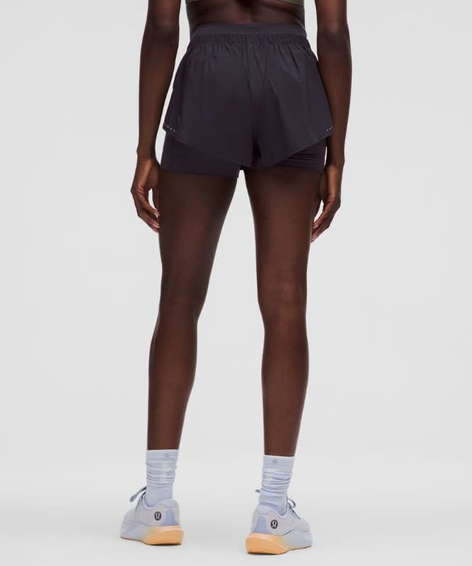 lululemon Translucent 2-in-1 High-Rise Short 3" - Nightmoth