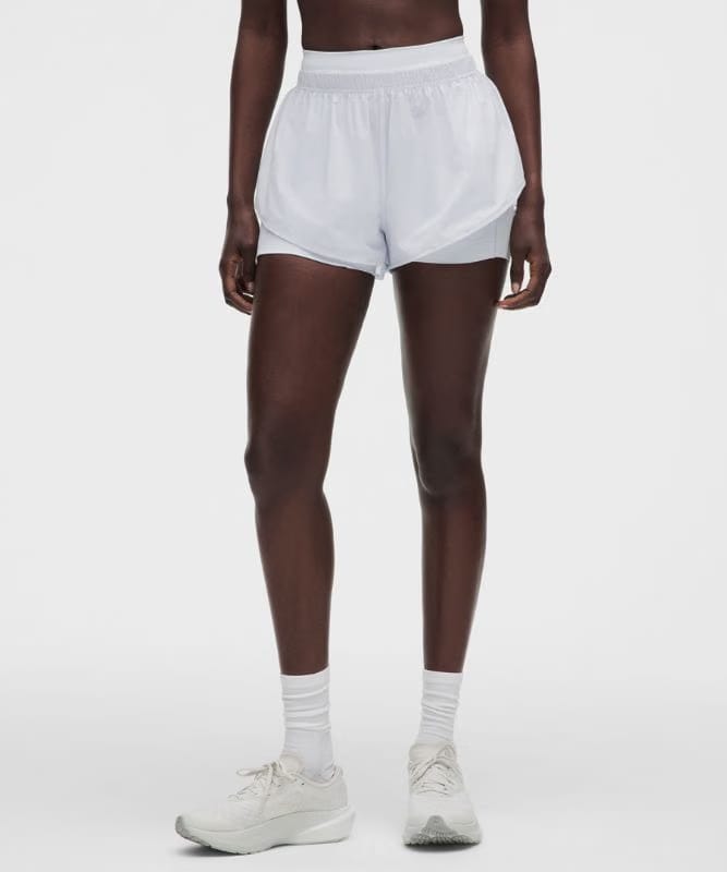 lululemon Translucent 2-in-1 High-Rise Short 3" - Starch Blue
