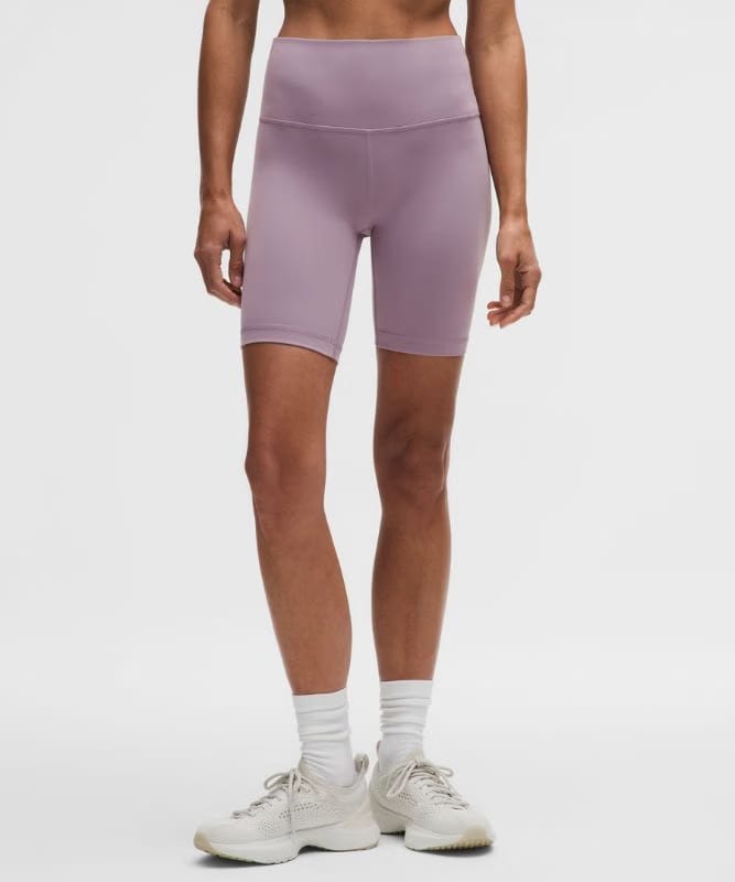 lululemon Wunder Train High-Rise Short 8" - Lotus Lavender