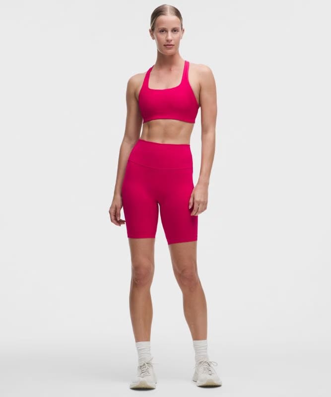 lululemon Wunder Train High-Rise Short 8" - Mulberry Spark