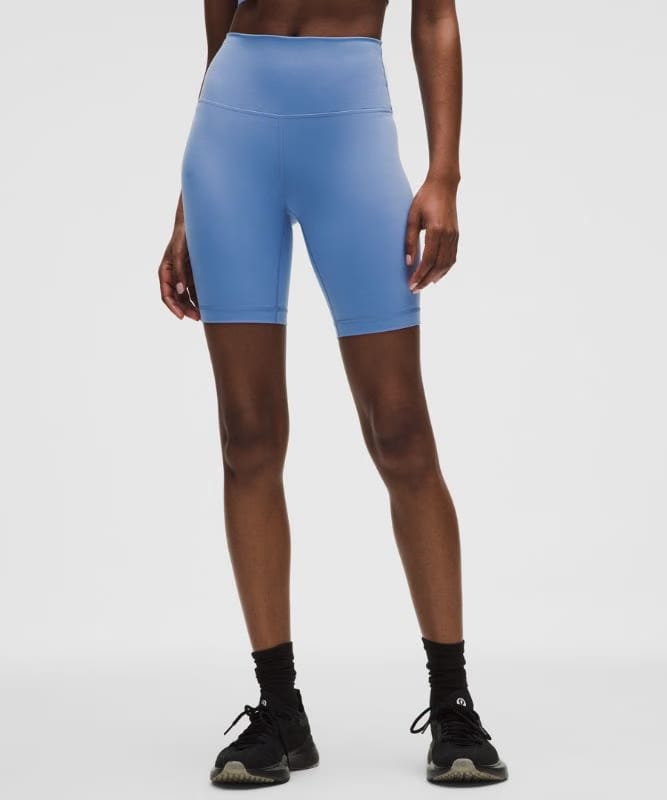 lululemon Wunder Train High-Rise Short 8" - Prep Blue