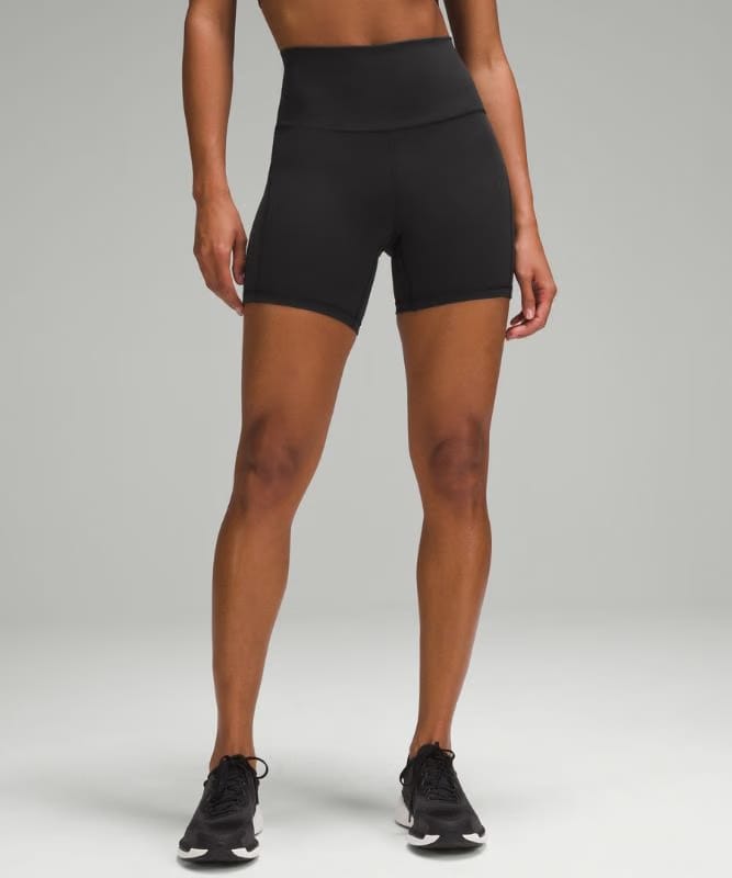 lululemon Wunder Train High-Rise Short with Pockets 6" - Black