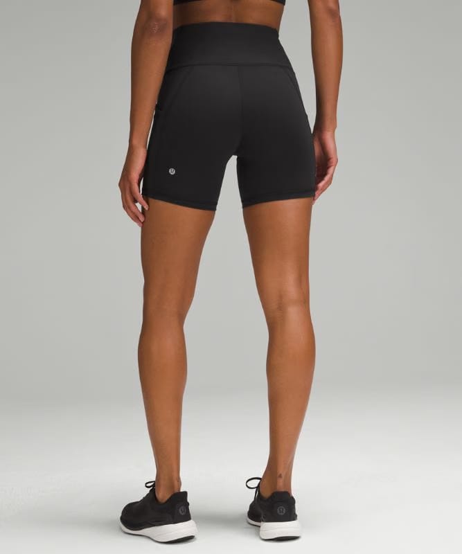 lululemon Wunder Train High-Rise Short with Pockets 6" - Black