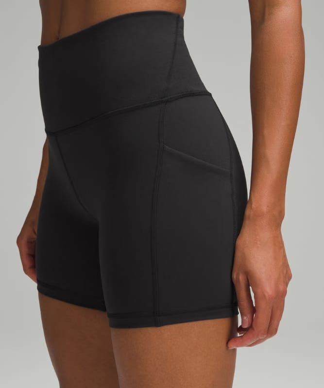 lululemon Wunder Train High-Rise Short with Pockets 6" - Black
