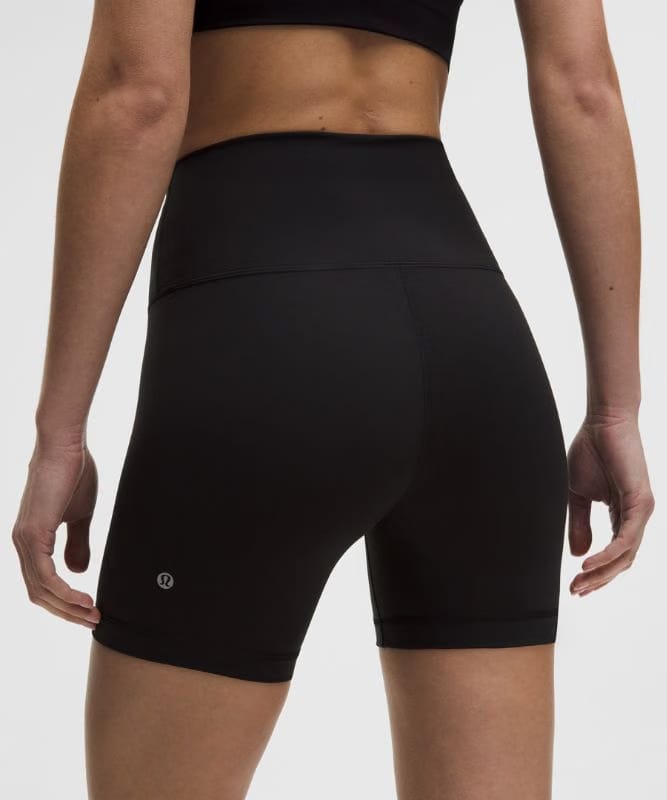 lululemon Wunder Train No Line High-Rise Short 6" - Black