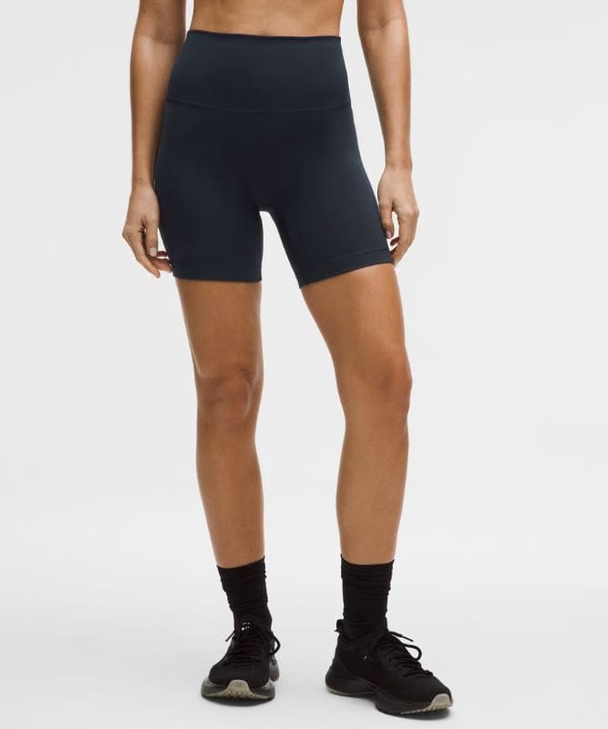 lululemon Wunder Train No Line High-Rise Short 6" - True Navy